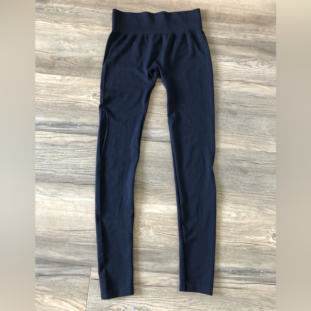 HUE navy leggings women’s S/M